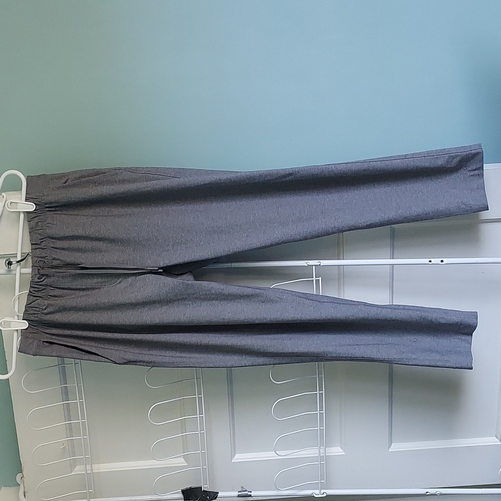 Lululemon Jet Pant Gray Size 8 Activewear Athletic Drawstring Elastic Waist Yoga